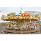 12 horses merry go round for family entertainment in amusement park