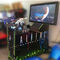 China Arcade game black color fiberglass material high definition LCD shooting simulation exporter