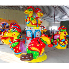 China Yellow color dragon helicopter ride  for kids funny lifting and rotating game machine factory