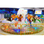 The circus animals in 8 colors big helicopter lifting and revolving amusement park ride