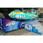 Blue color fiberglass quality space theme fly ride for indoor and outdoor playground entertainment
