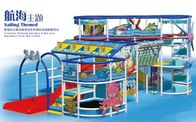Indoor soft playground in fantasy colors design  for kids with space theme