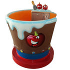 Coin operated kiddie ride ice cream cup swing and rotating back and forth with music