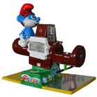 Swing game kiddie ride with music the smurfs seesaw to play with coins