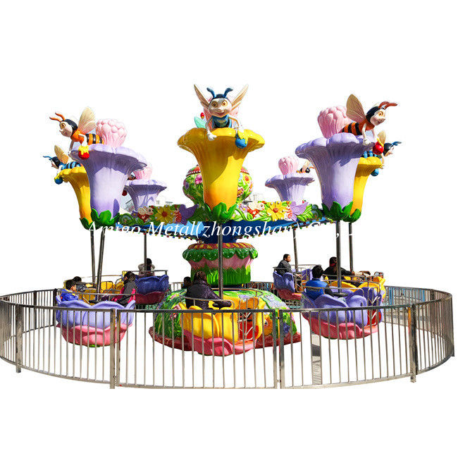 Happy bee in 8 colors big helicopter lifting and revolving amusement park ride